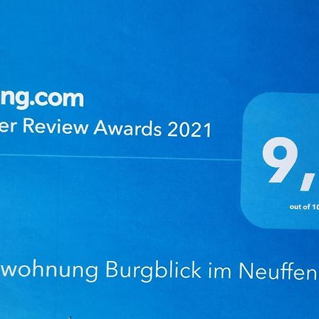 Ferienwohnung Burgblick im Neuffener Tal mit Sauna und Wallbox Frickenhausen  Exterior foto